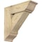 Ekena Millwork Traditional Traditional Rough Sawn Bracket w/ Offset Brace, Douglas Fir, 8"W x 24"D x 24"H BKT0806X24X24TRA01RDF - alternate 1